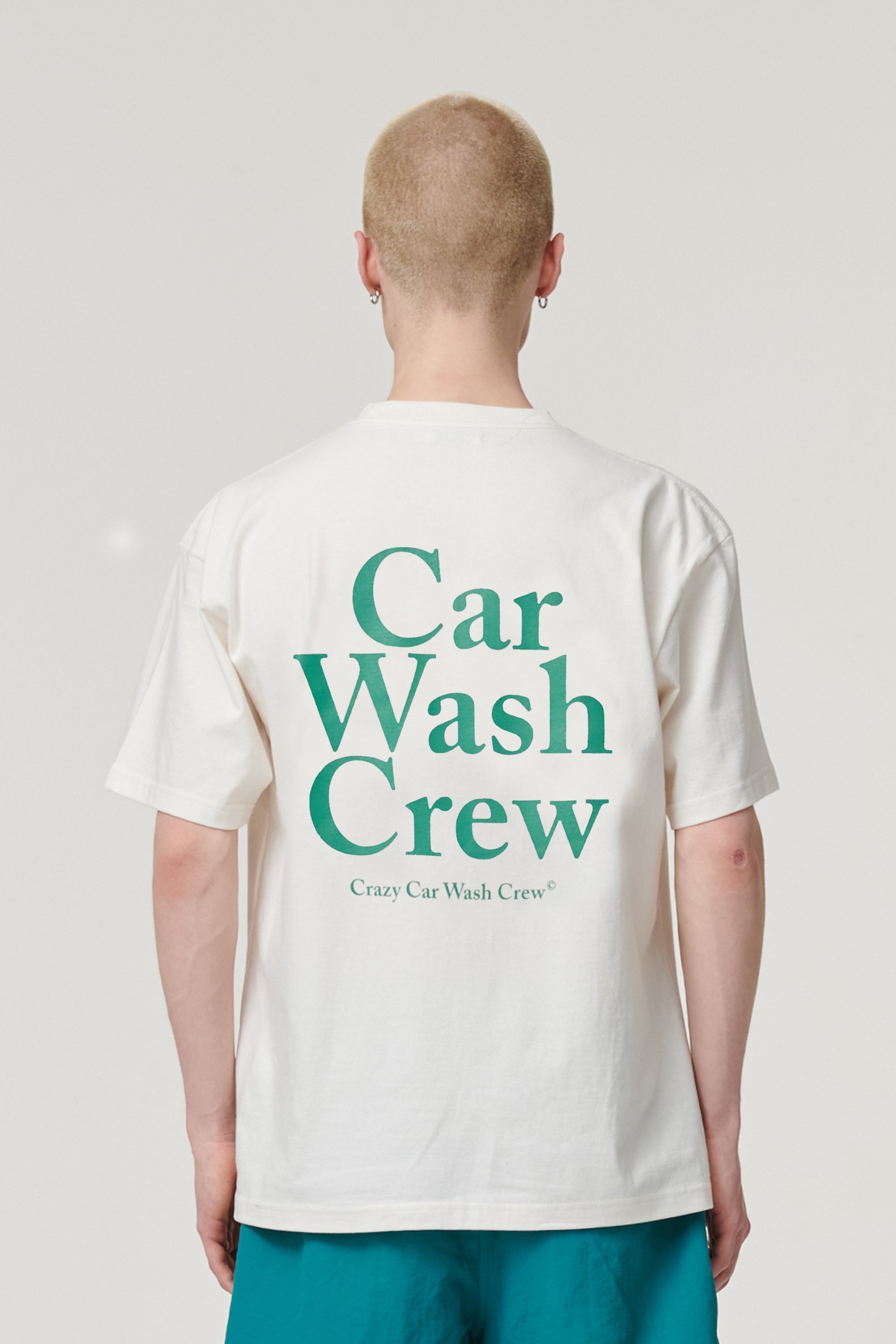 CAR WASH CREW T-SHIRTS IVORY