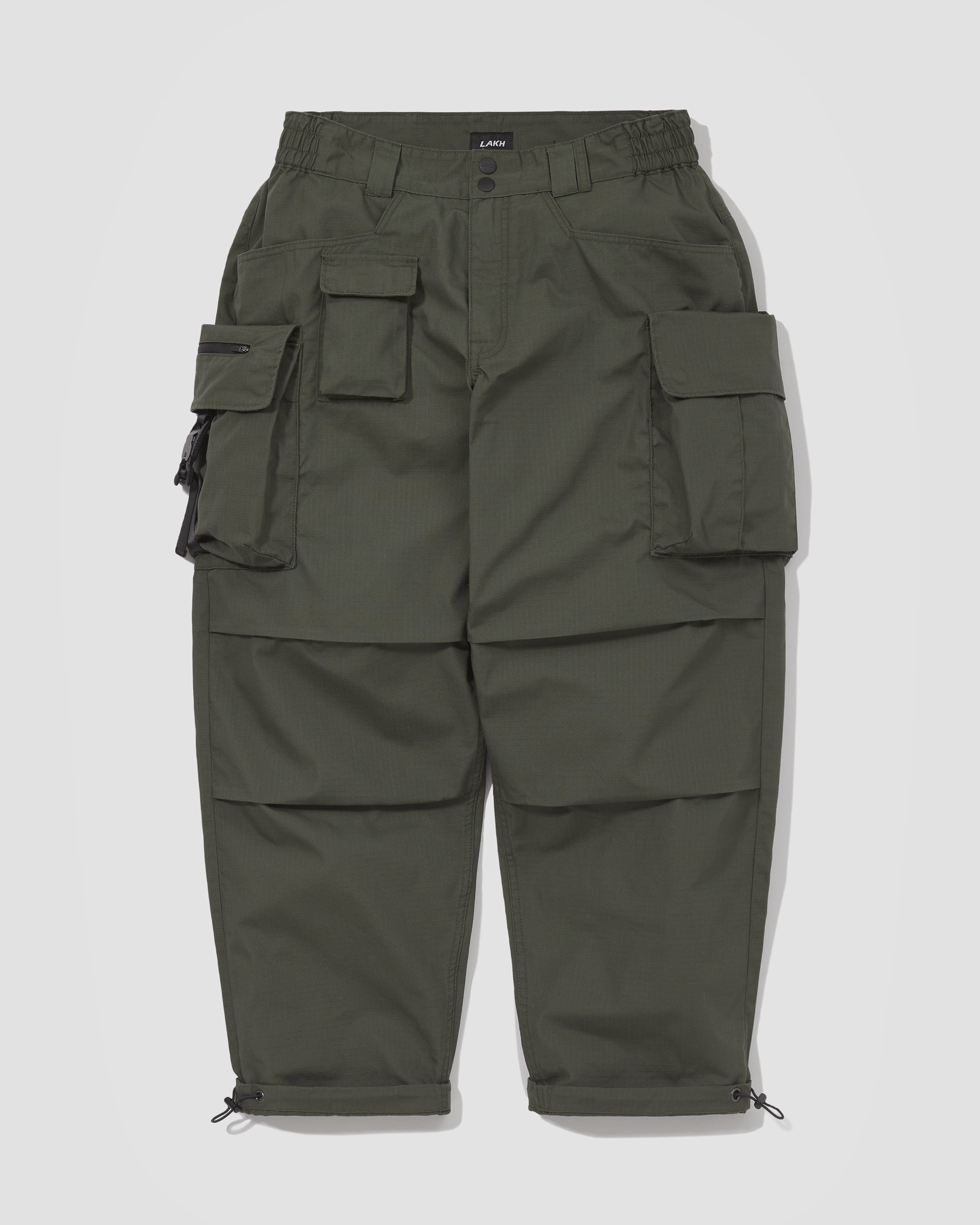 Classic Ten Pockets Cargo Pants - Polyester Ripstop Olive