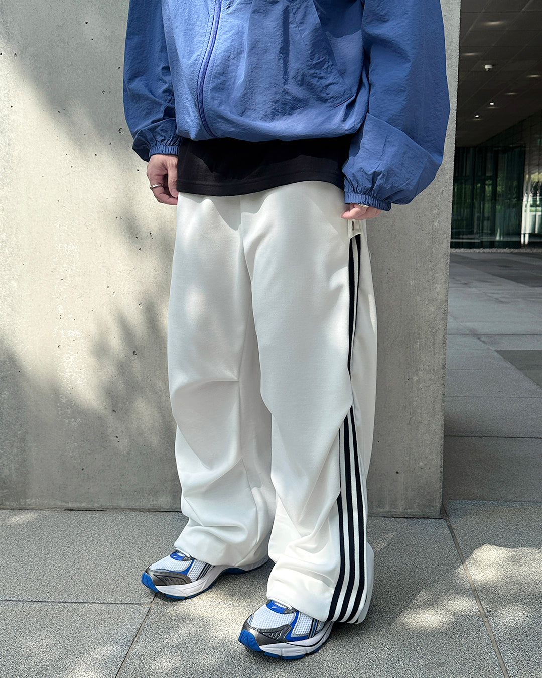 Snap track pants