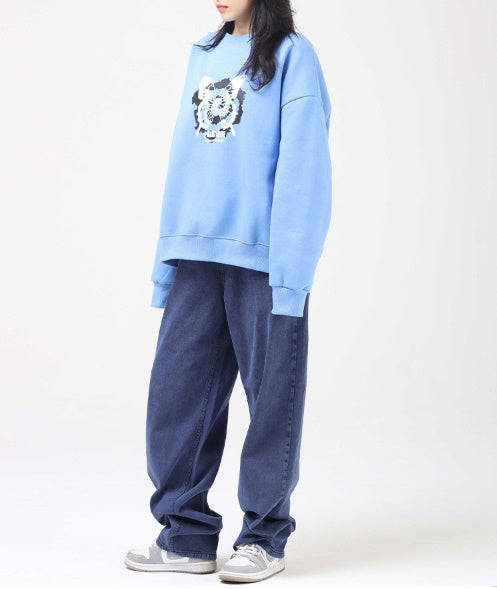 Overfit Butterfly Sweatshirt_3color