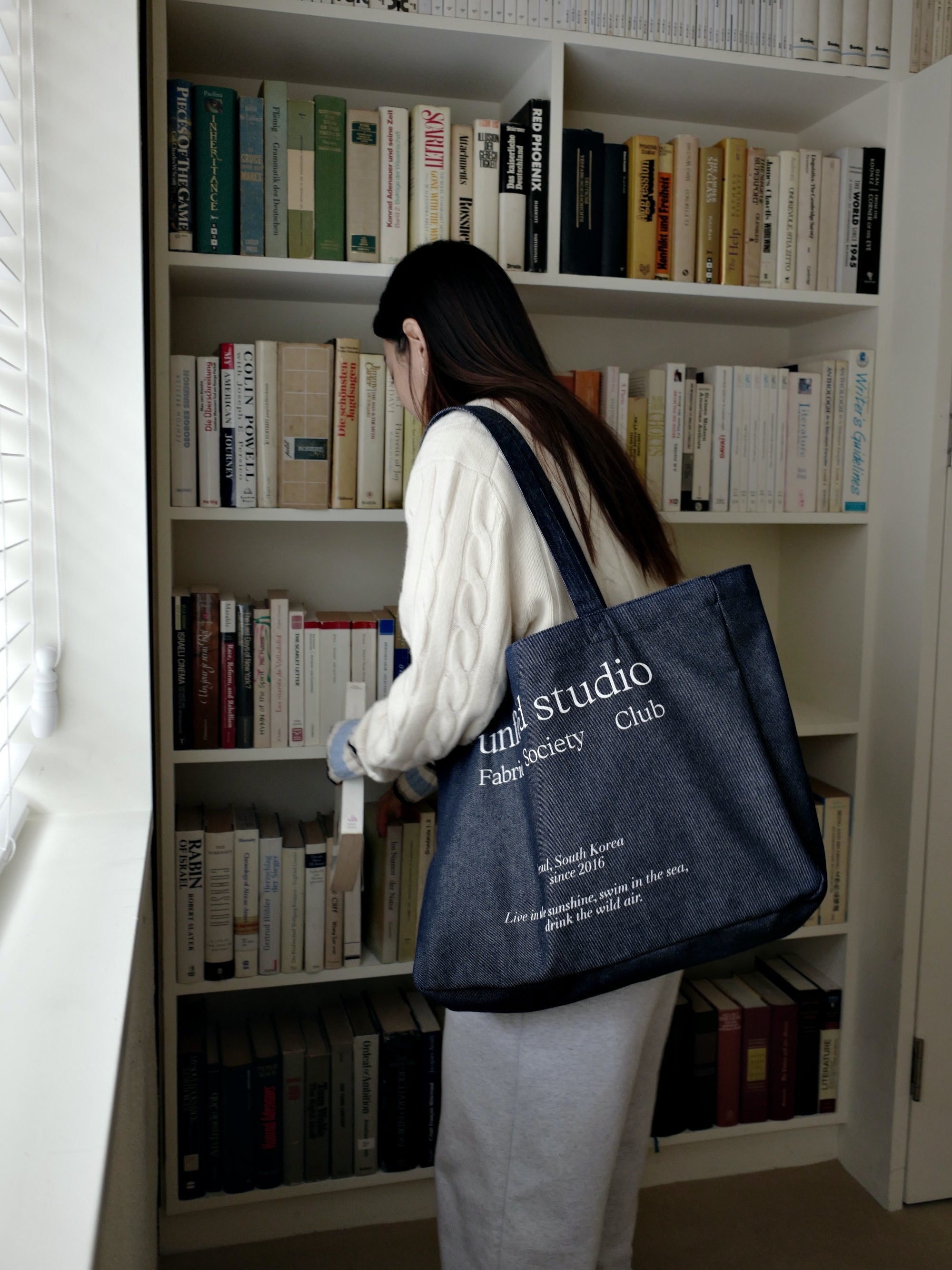 [unfold] Two-way denim bag