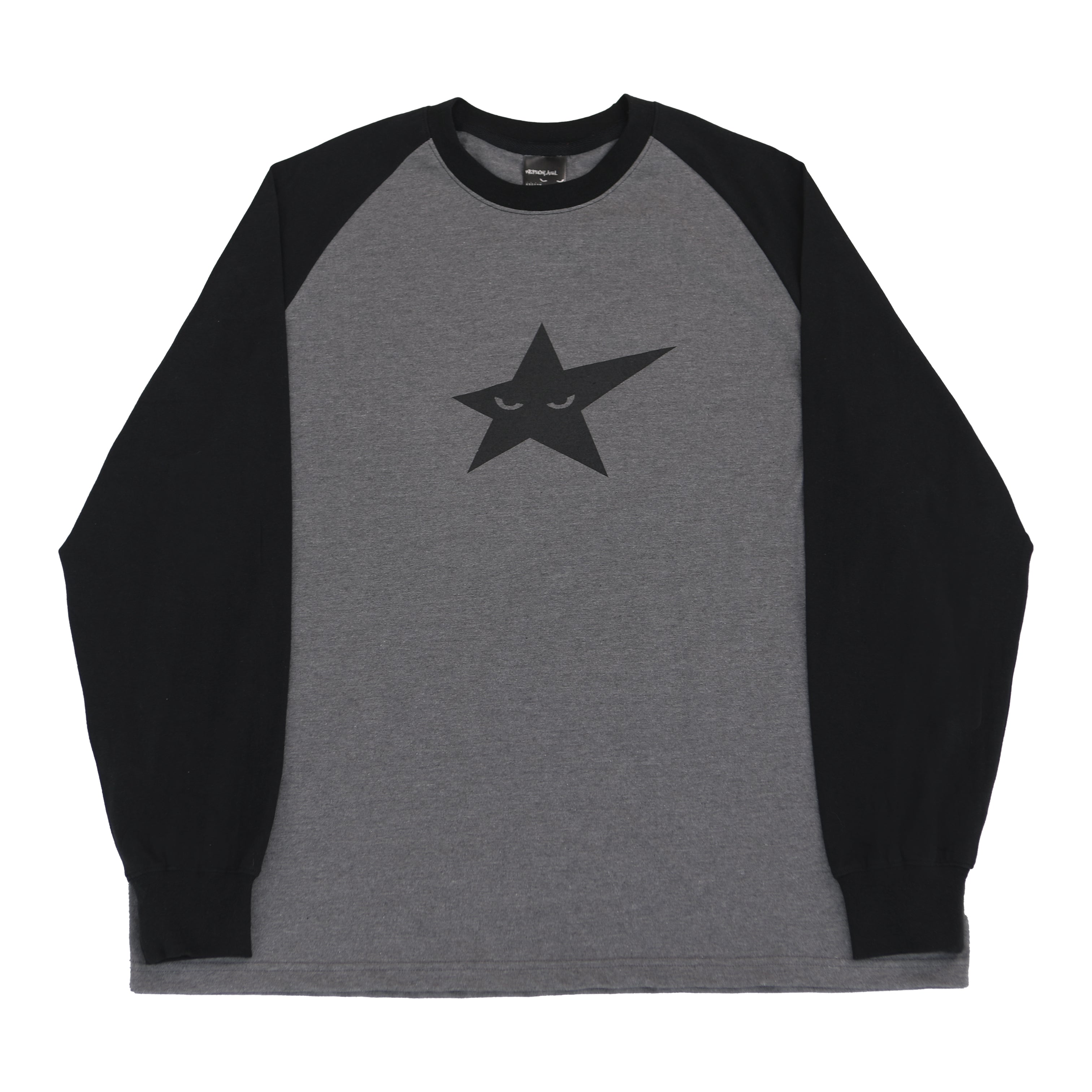 LAZY STAR RAGLAN SLEEVE ( GRAY )