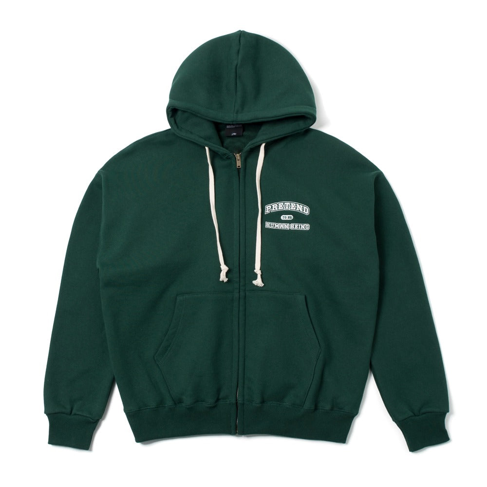 COLLEGE LOGO ZIP-UP HOODIE