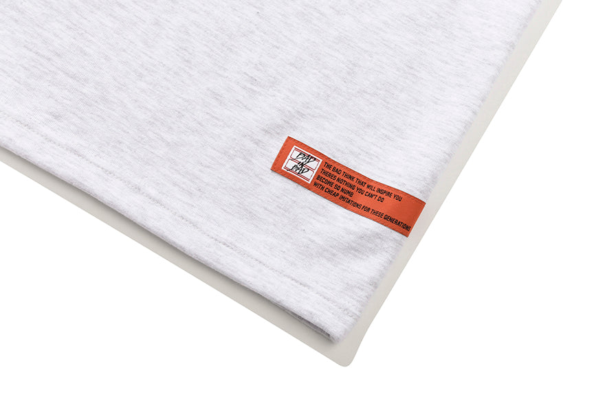 MICHELANGELO LOGO SLEEVE_LIGHT GREY