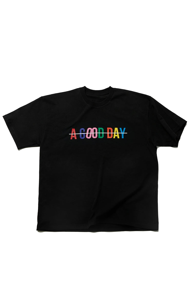 RAINBOW LOGO T-SHIRTS (BLACK)