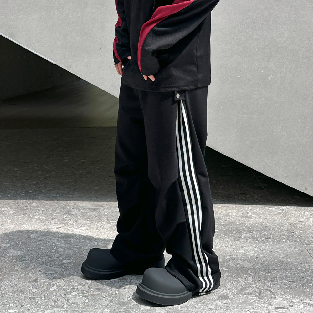 Snap track pants