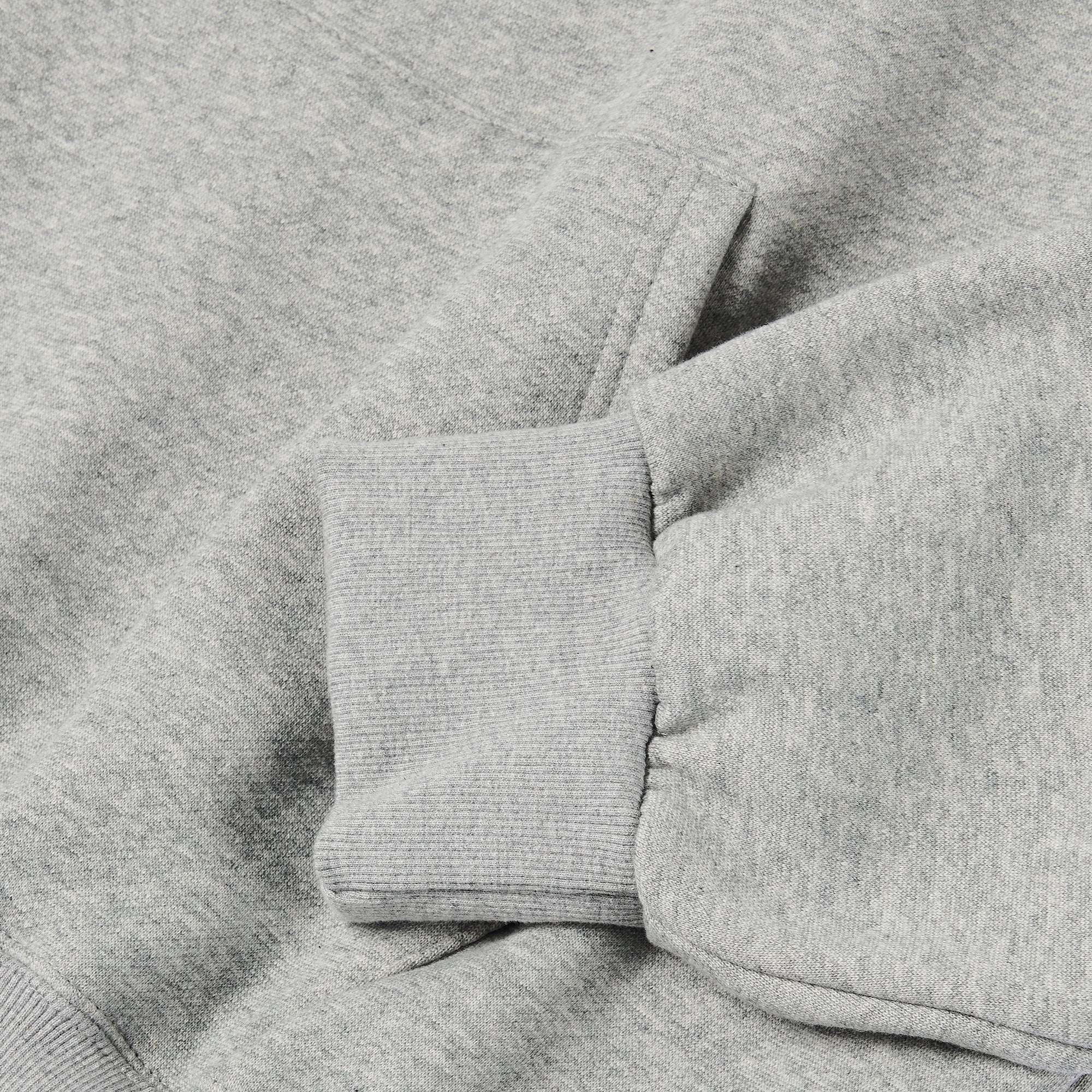 SuperNomal balloon over fleece hoody Melange Gray