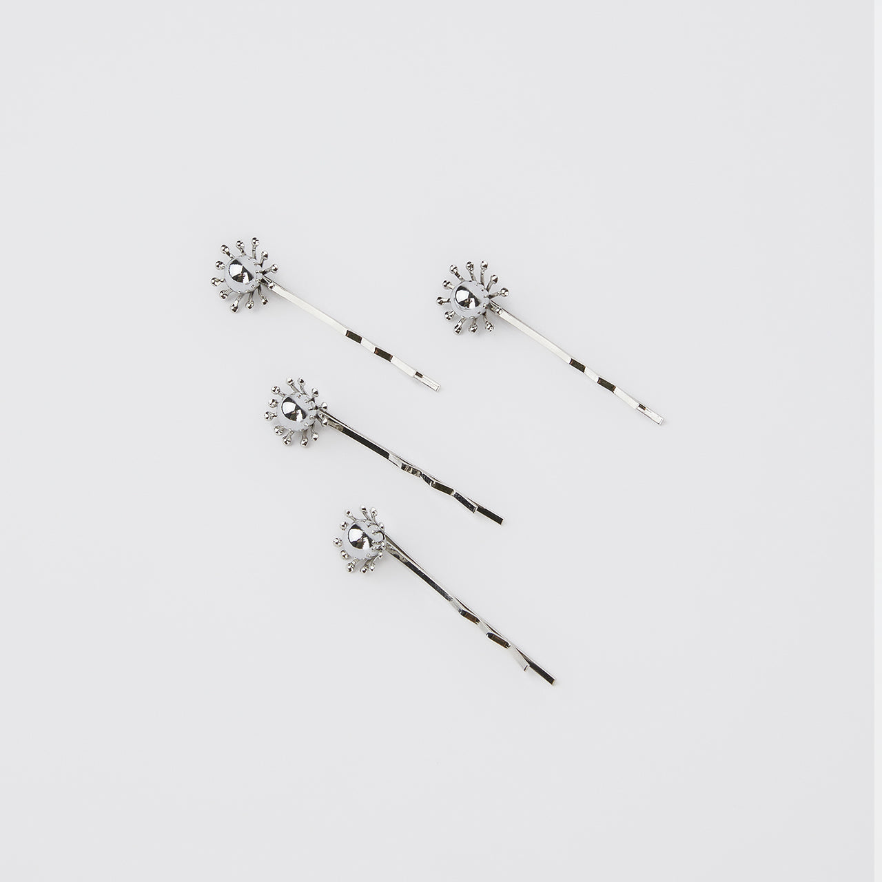 METAL SEED HAIR CLIP SET (4 PCS)