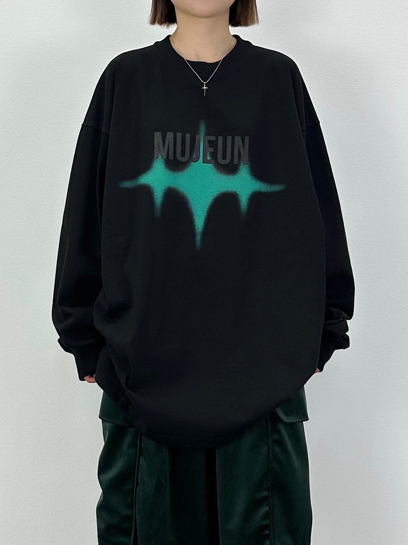 Energy over sweatshirt