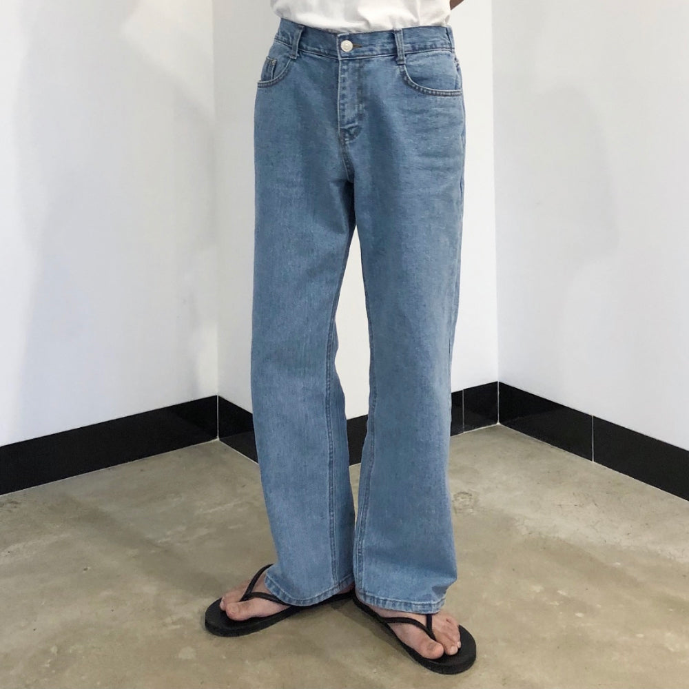 Cent light wide jean