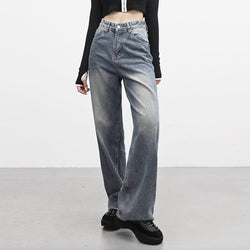 kipled wide denim pants