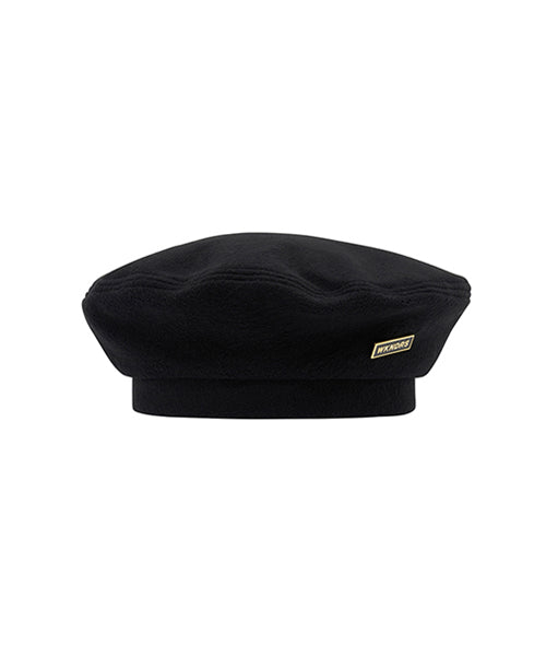 FLEECED BERET (BLACK)