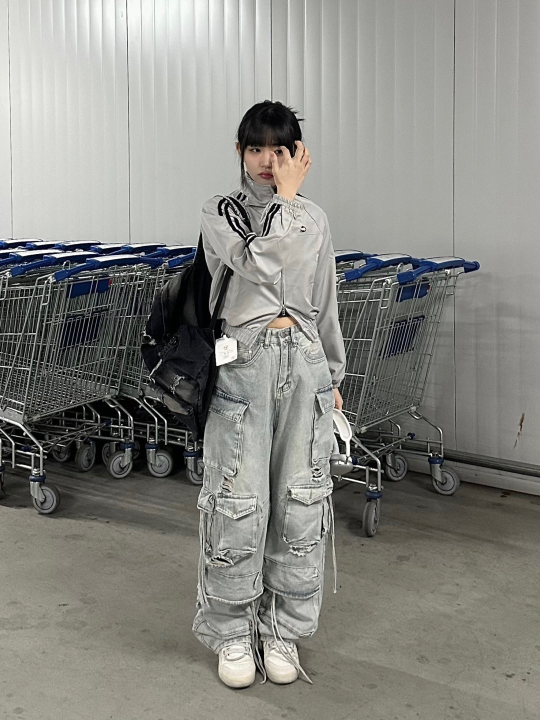 Light Grunge Utility Pants