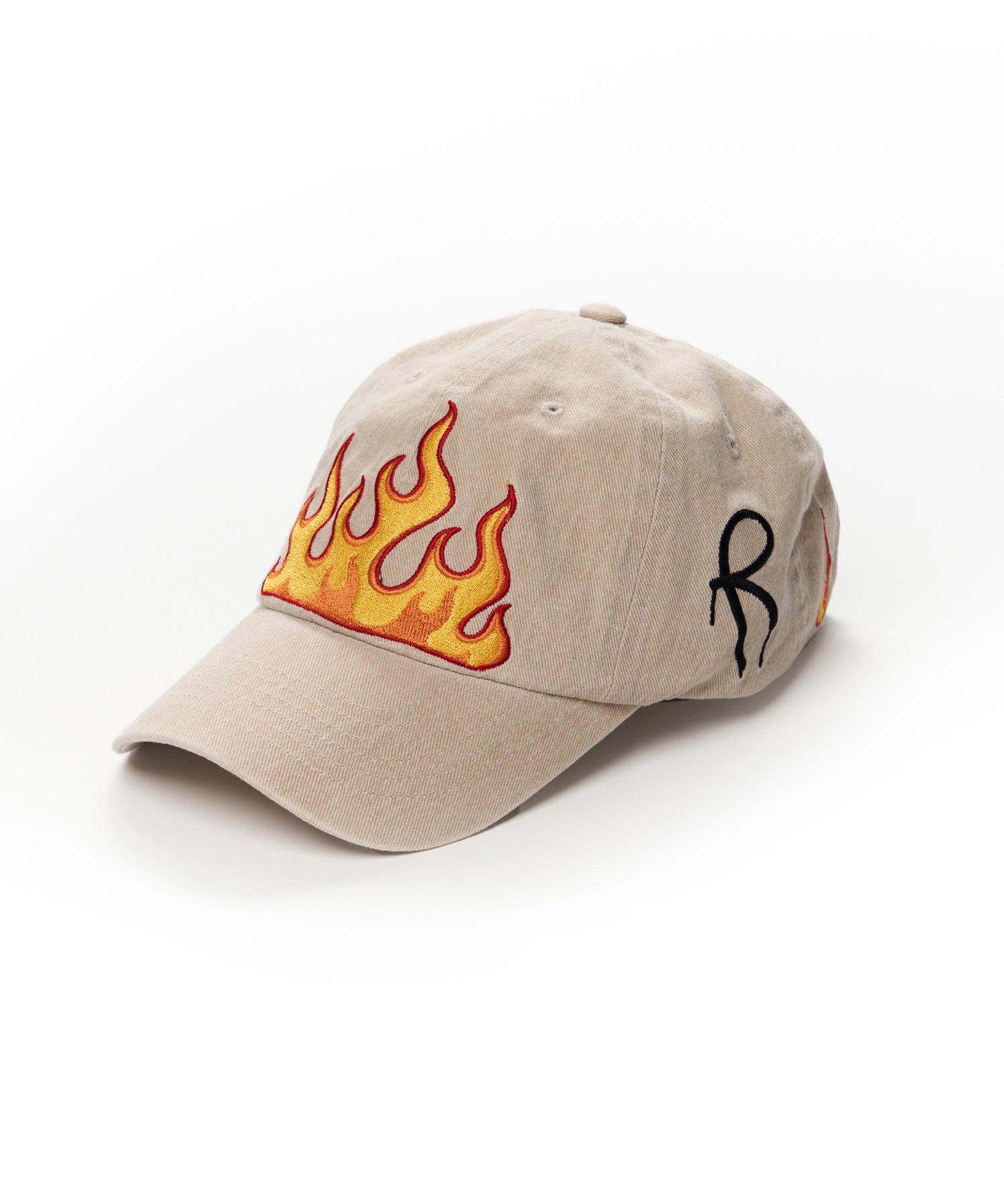 FIRE PIGMENT BIOWAHED BALL CAP BEIGE / BLACK