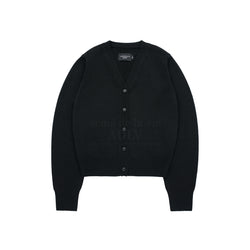 [24SS] シンボルリベットウィメンズカーディガン BLACK