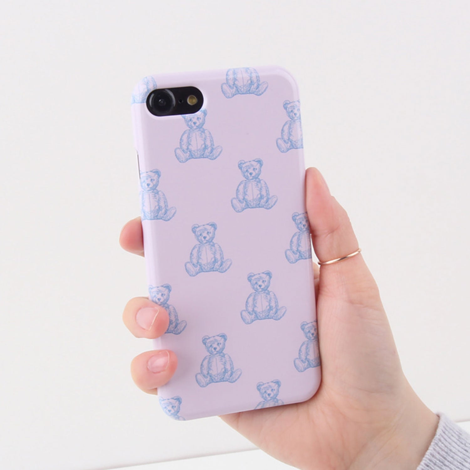 Pastel bear phone case