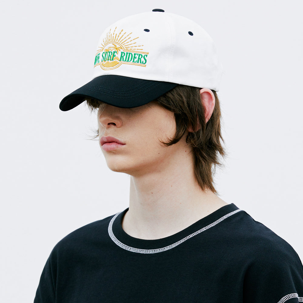 WAVE SURF RIDERS CAP WHITE