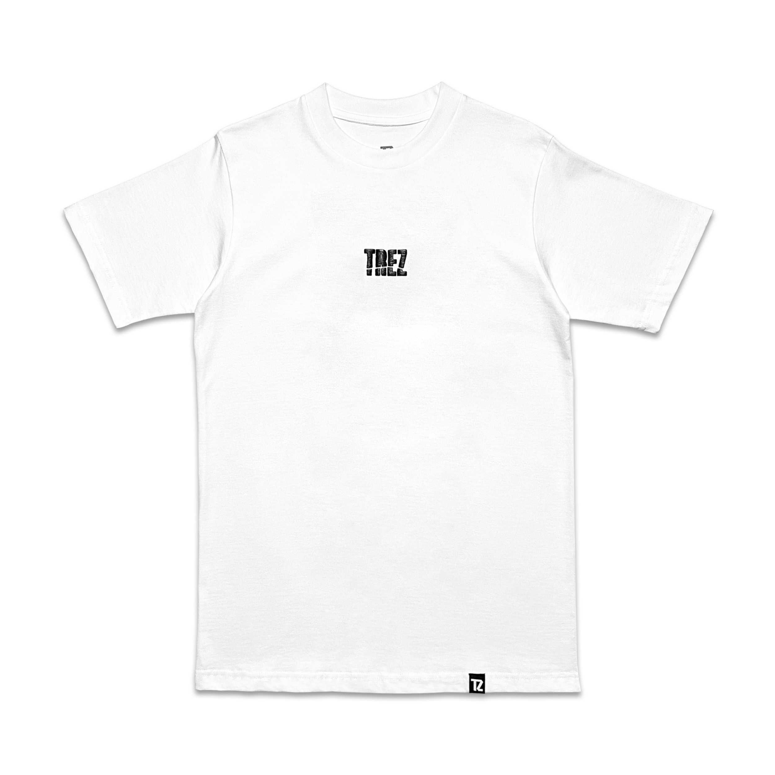 TZ SPLIT AMBIGRAM TEE - WHITE