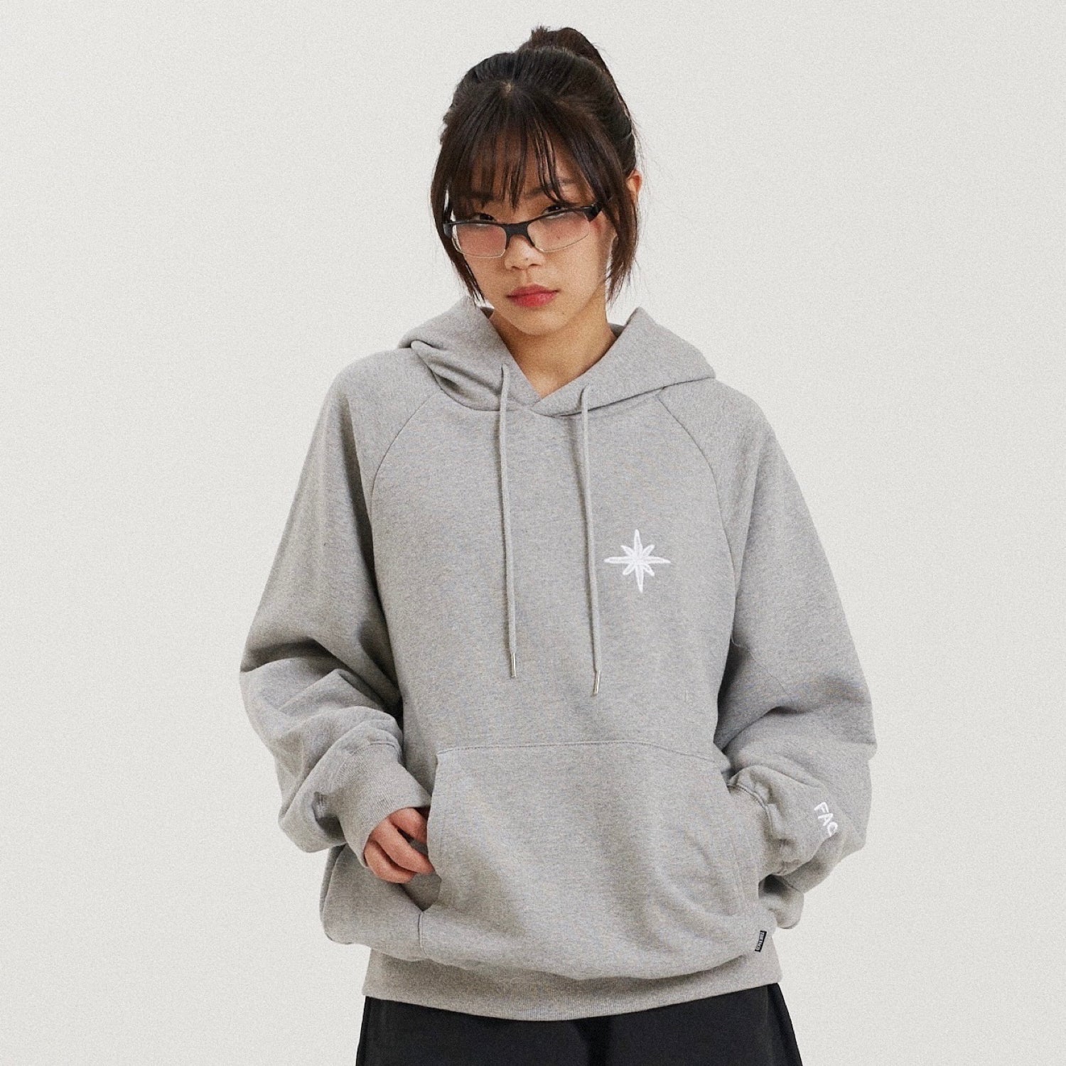 FAVICON LOGO HOODY MELANGE