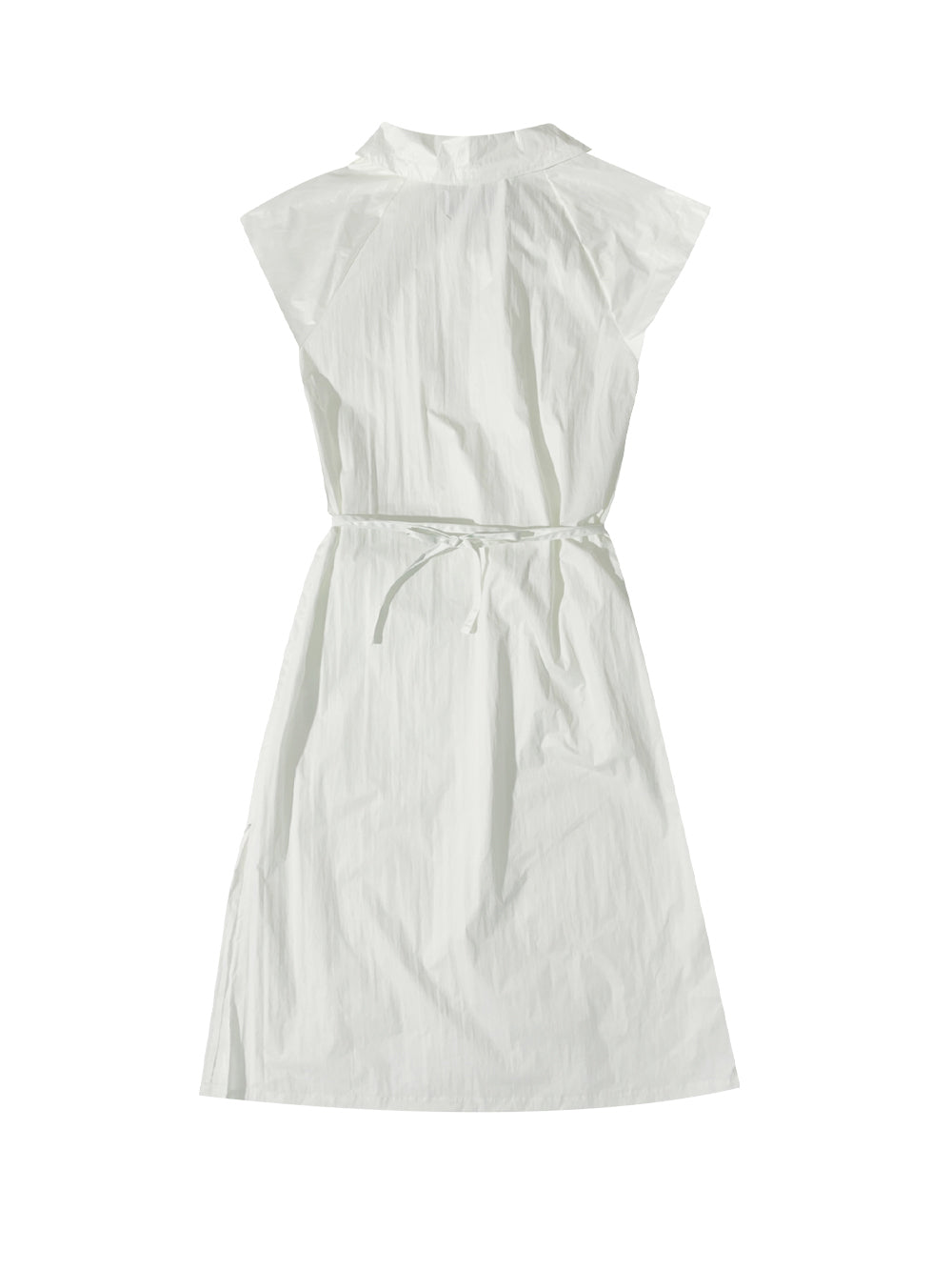 STRING MIX LAYERED DRESS (WHITE)