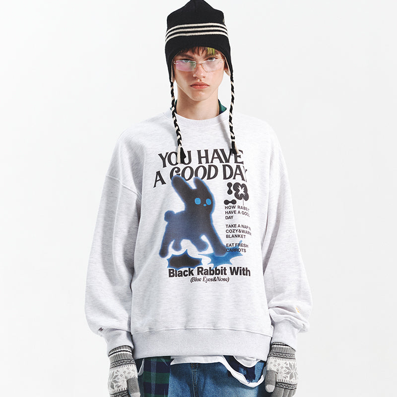 Blue Rabbit Sweatshirt(2 COLOR)