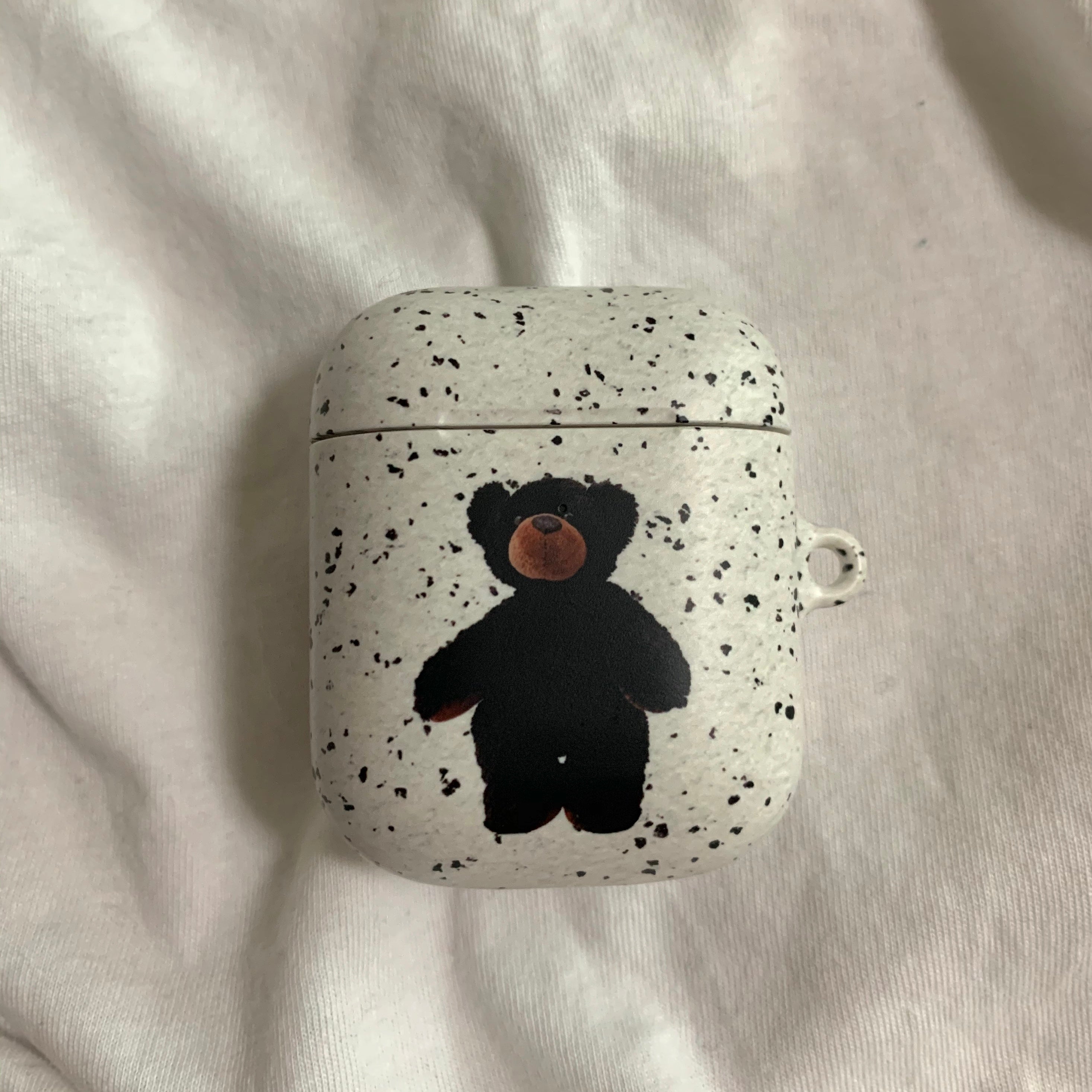vintage bear airpods case