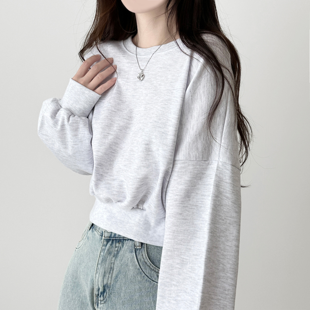 Tear Crop Sweatshirt