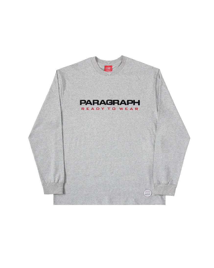 paragraph ready embroidery long T 3color