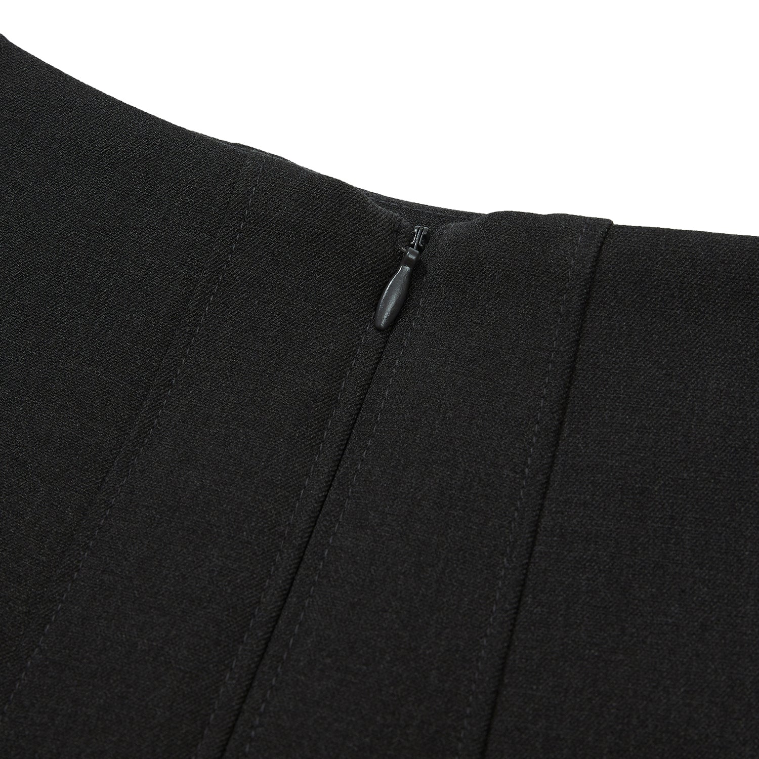 クラシックゴアミニスカート / Classic Gored Miniskirt [CHARCOAL]