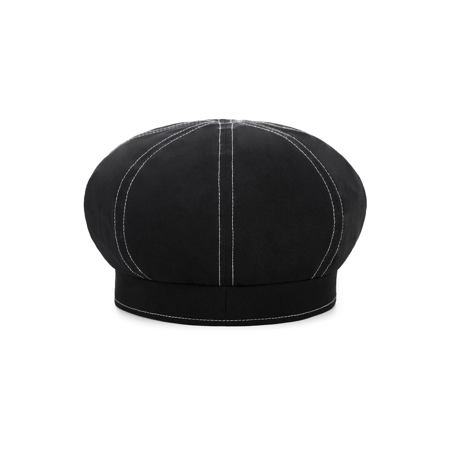 Scribble Point Beret Black