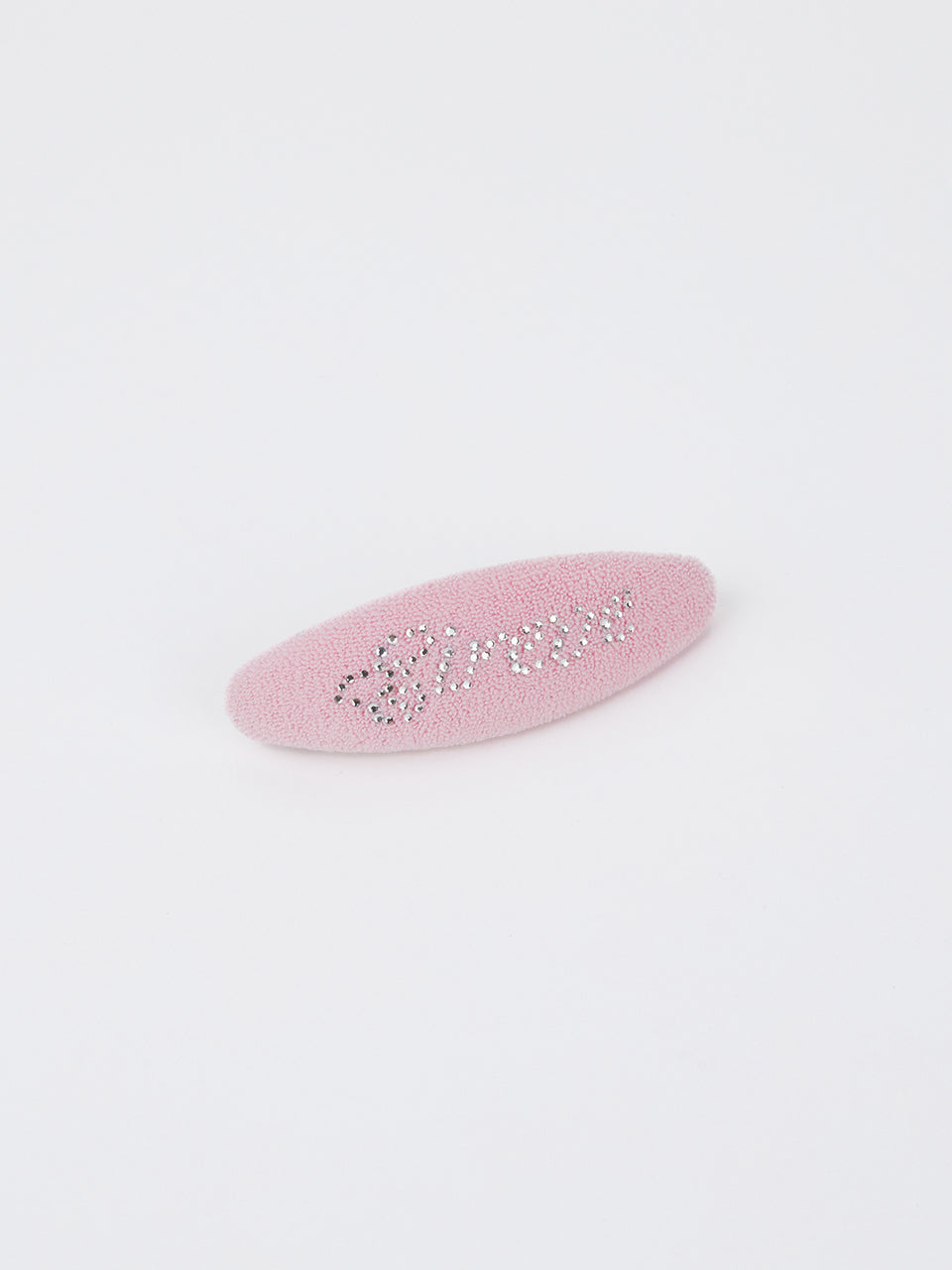 LETTERING TERRY HAIR CLIP_PINK