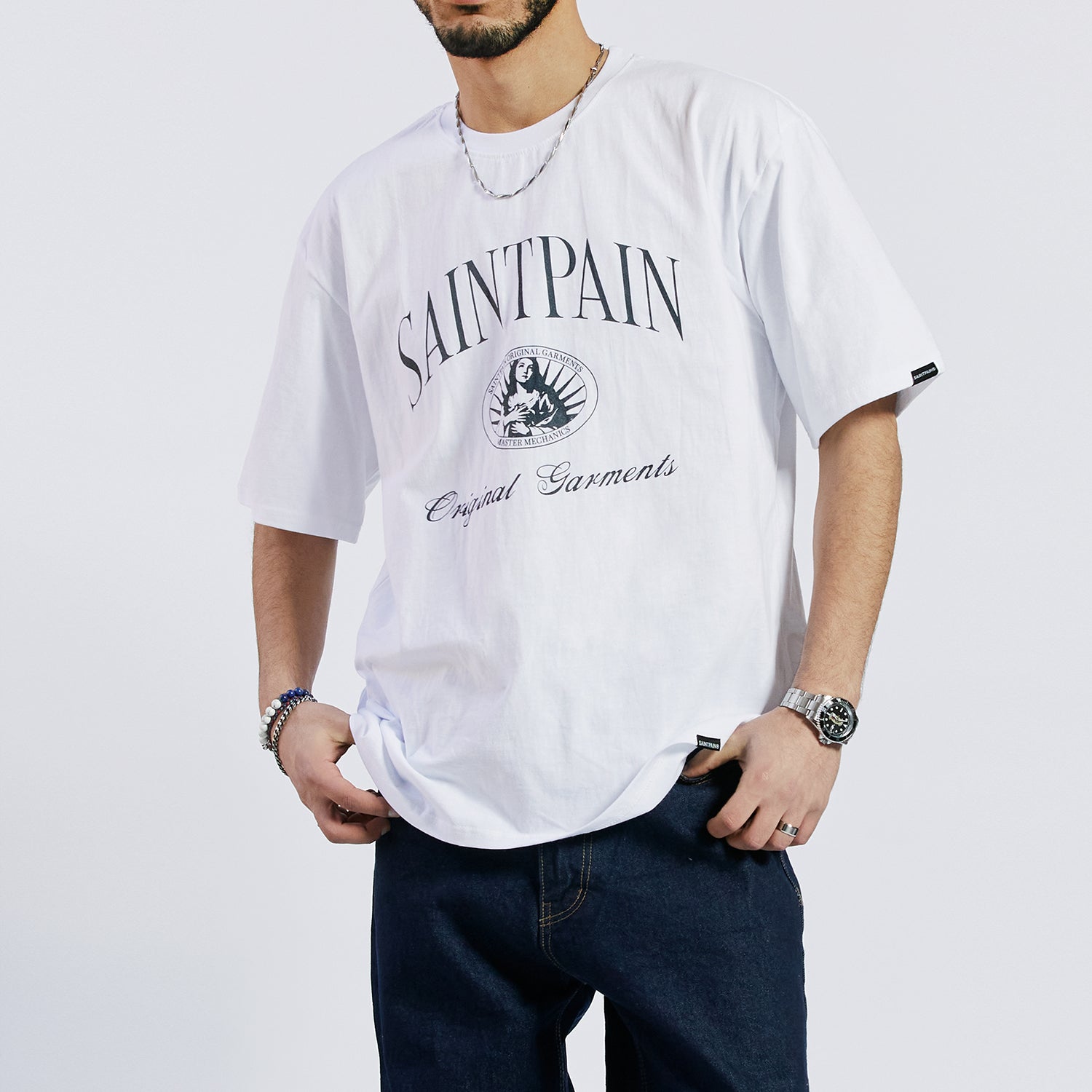 SP GRACEFUL T SHIRTS-WHITE