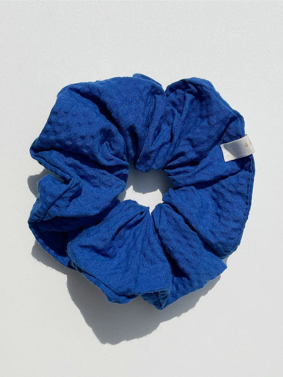 oar Seersucker Scrunchie [Blue]