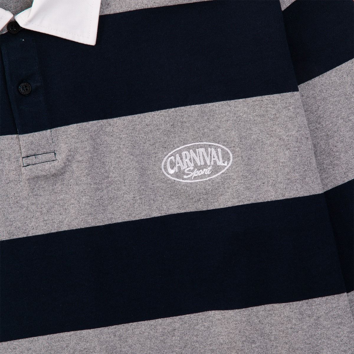 CARNIVAL SS22 RUGBY POLO T-SHIRT GREY