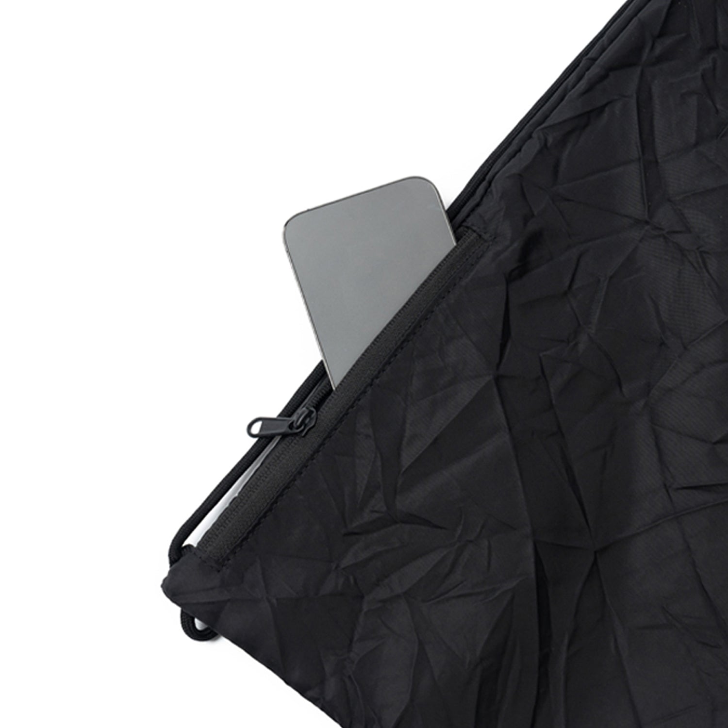 Waterloo Drawstring Bag (Crease Black)