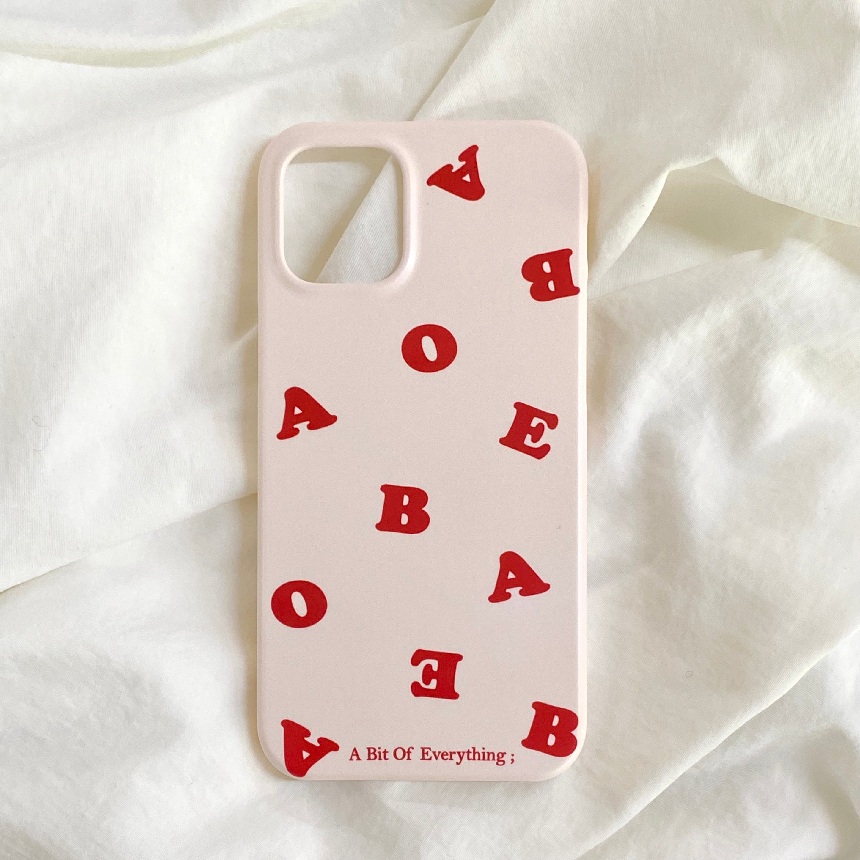 PINKCREAM AND RED LOGO HARD CASE (MATTE)