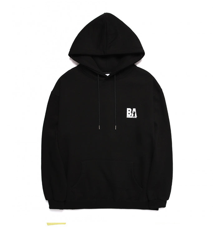 BA OG LOGO HOODIE - BLACK