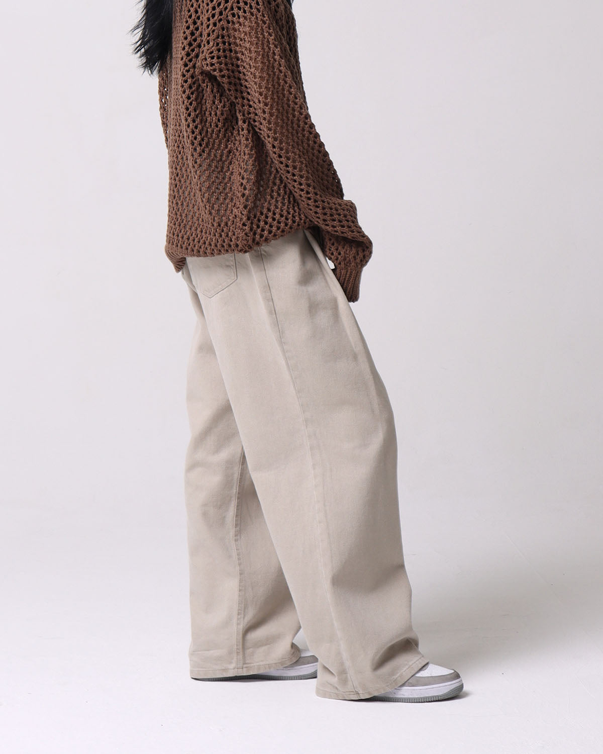 Vibe Pintuck Wide Pants_Beige