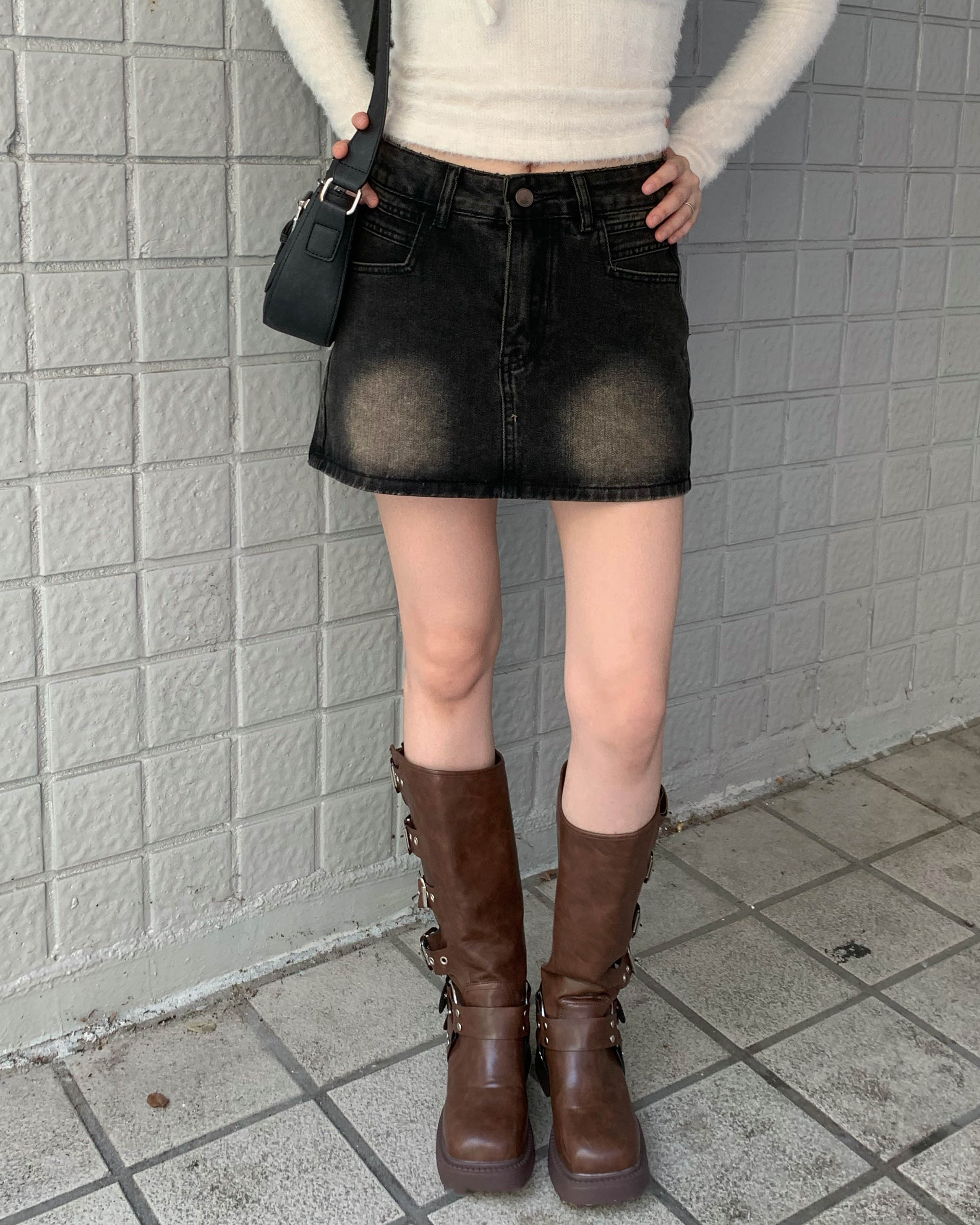 Belted boots