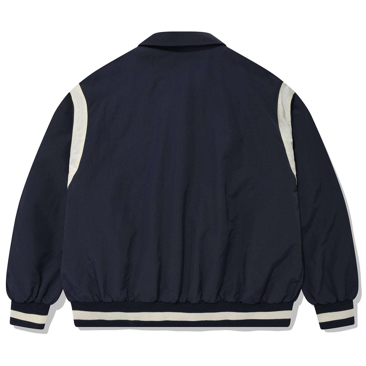 SP NYLON VARSITY JACKET-NAVY