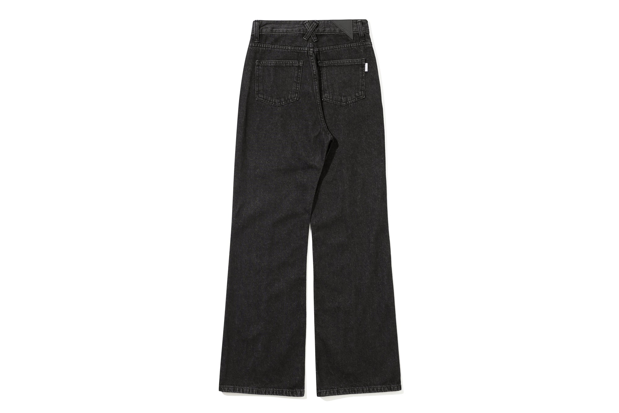 WIDE SEMI BOOTCUT PANTS_BLACK