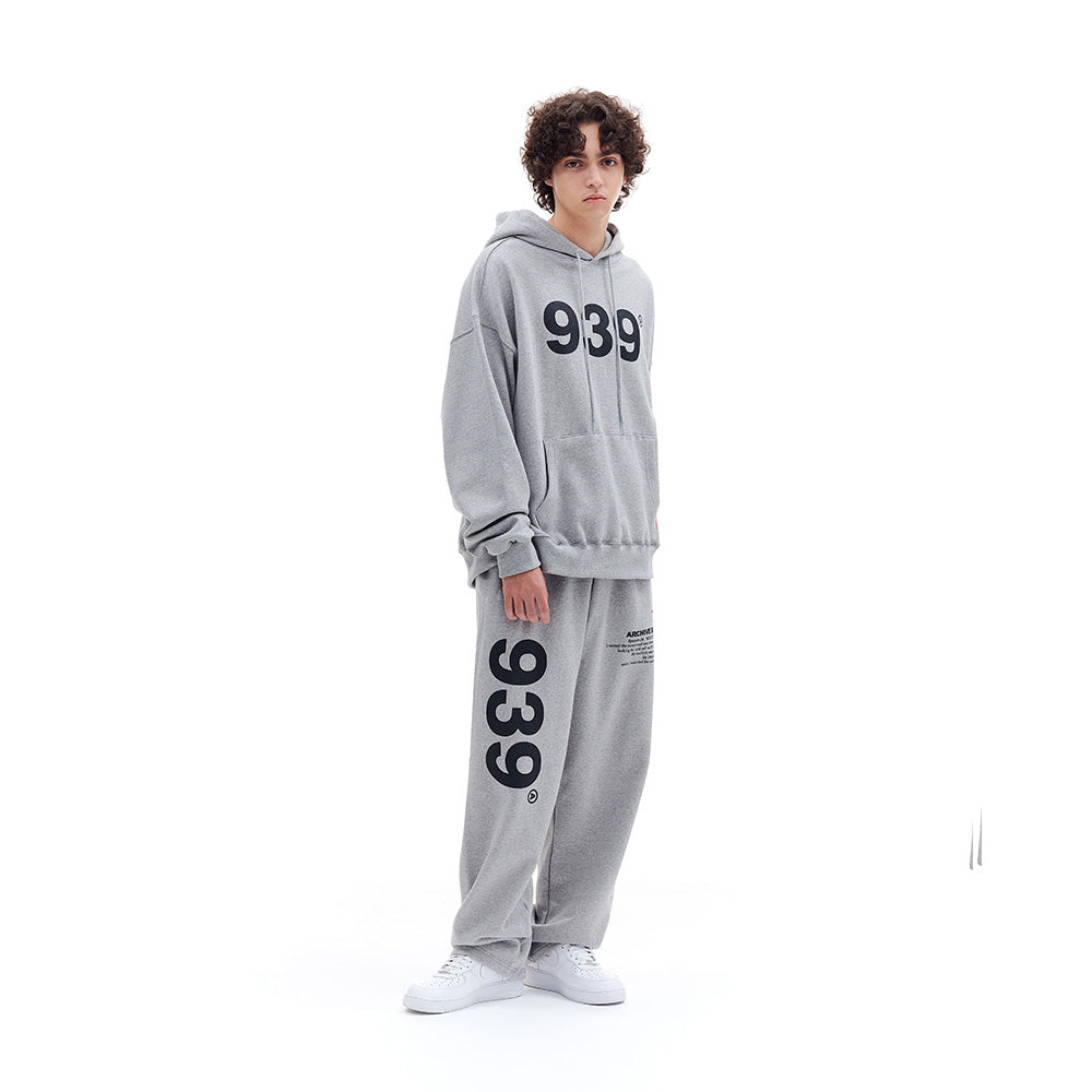 939 LOGO HOOD (GRAY)