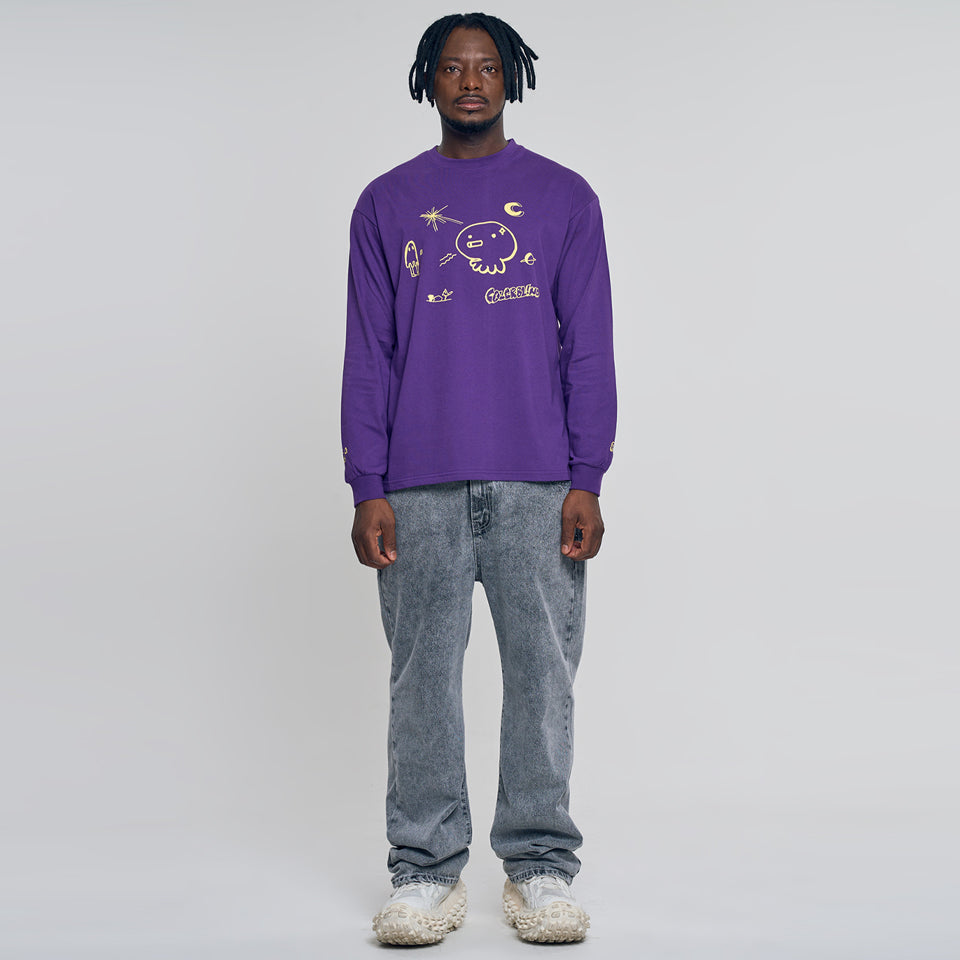 Mantra' Long Sleeve Shirt Purple