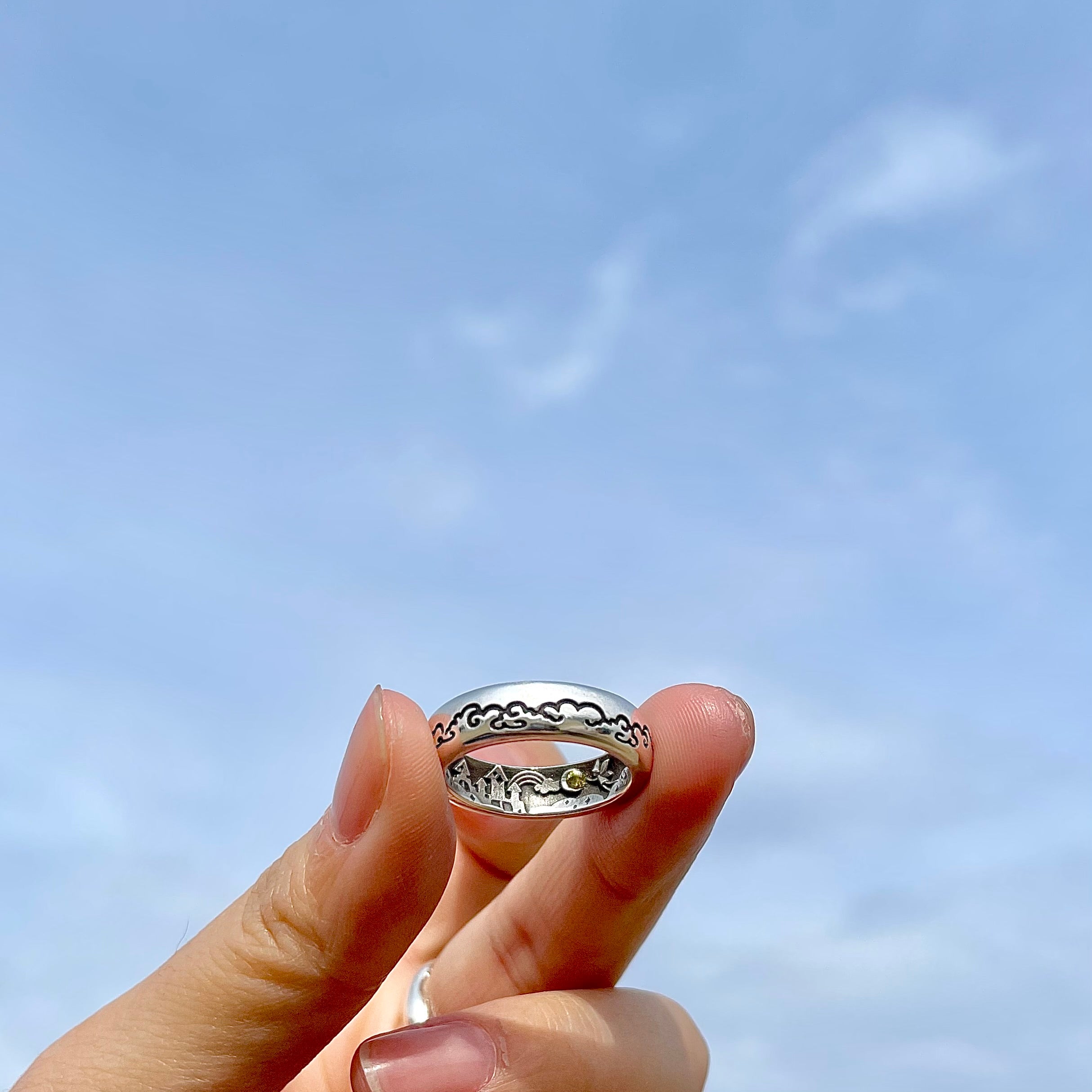 Sky fairy silver Ring