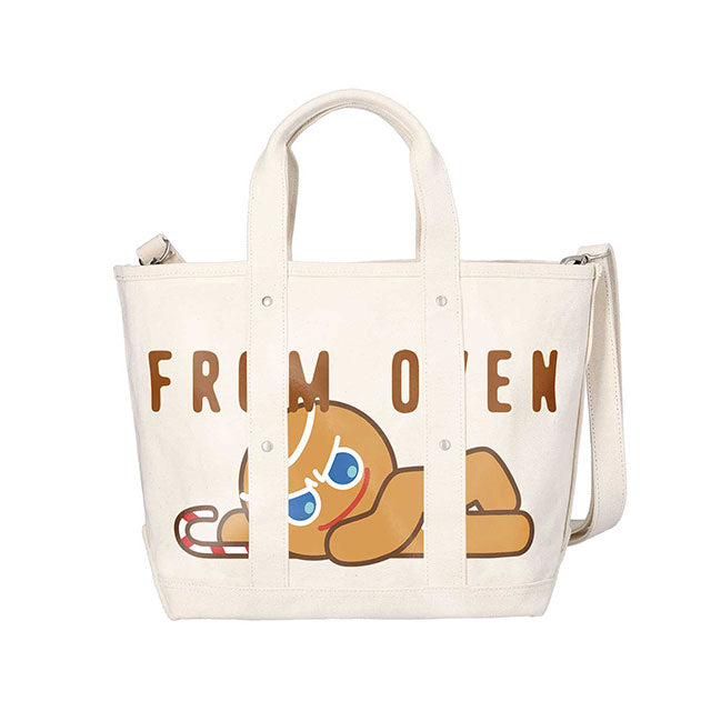 [NEIKIDNIS X COOKIERUN] GINGER BRAVE TOTE BAG SMALL / ECRU