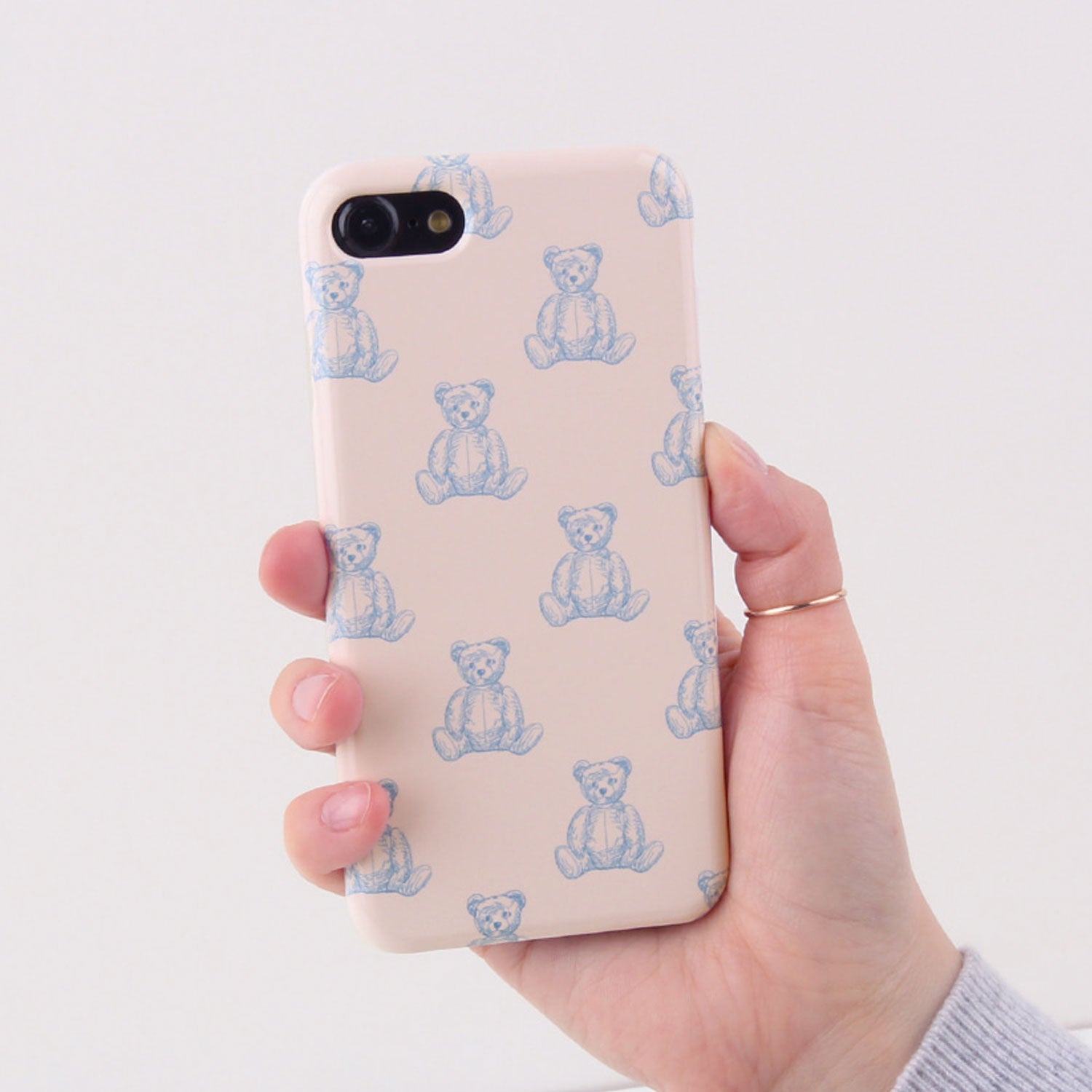 Pastel bear phone case