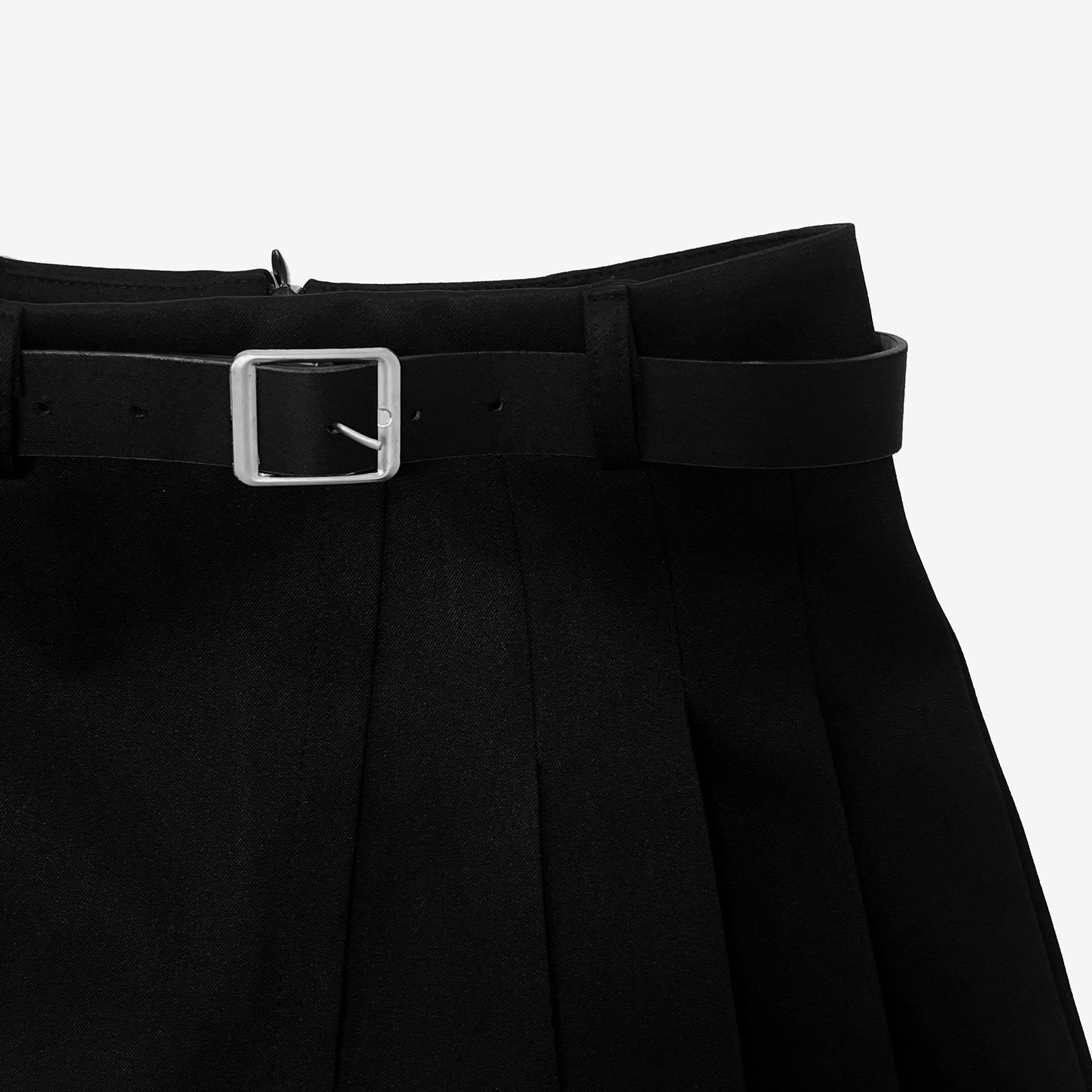 Marken Half Pleated Skirt (Belt Set)