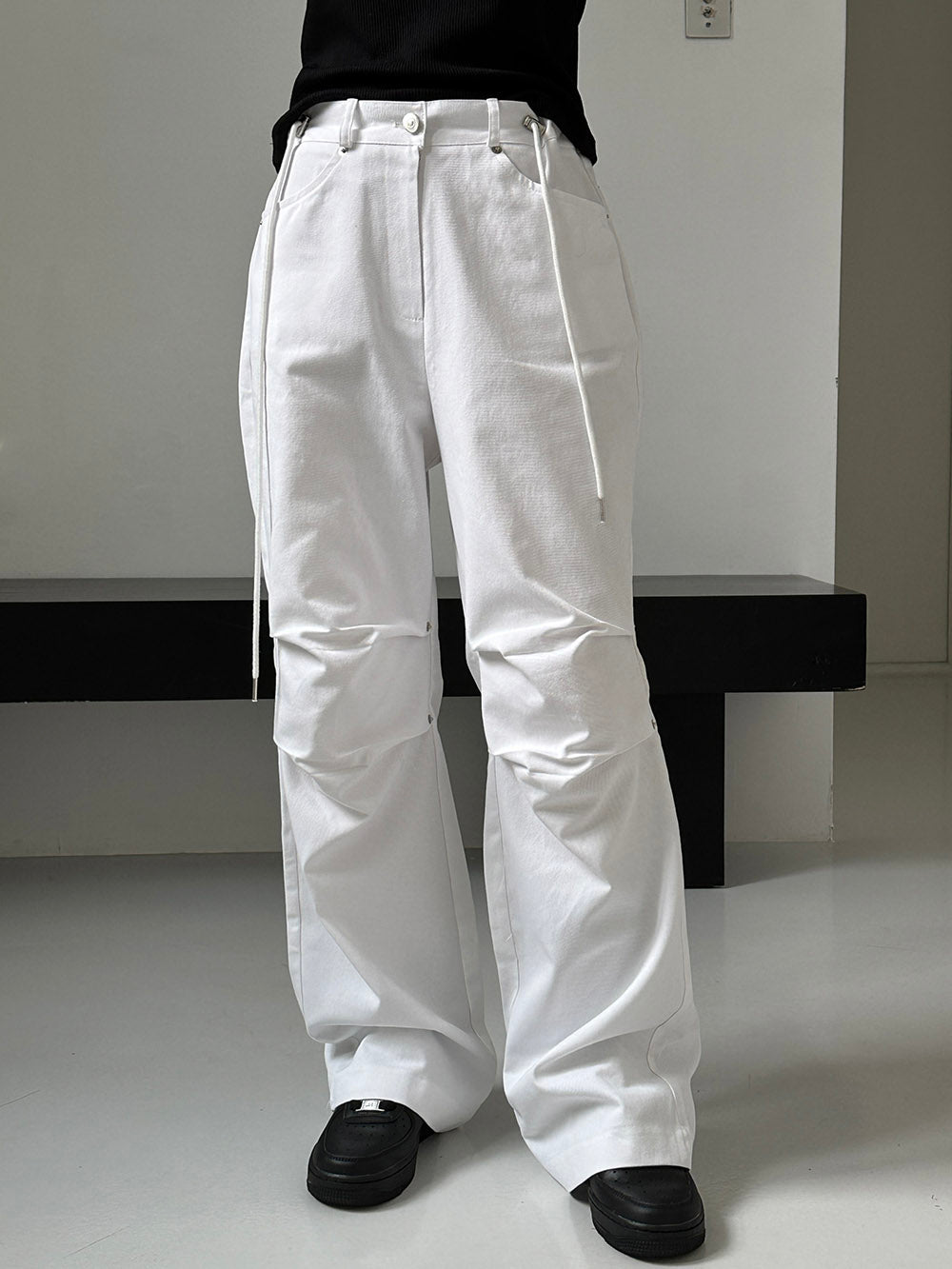 Rivet Pintuck Pants (2color)