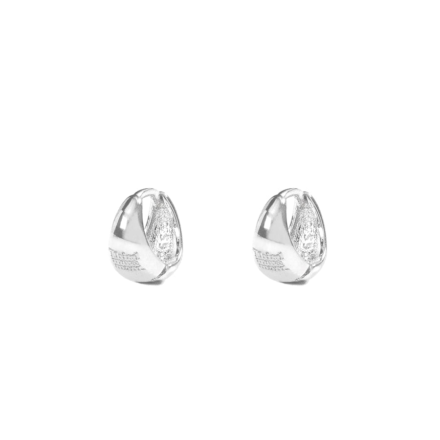 Mini Half Moon Earring (Silver)