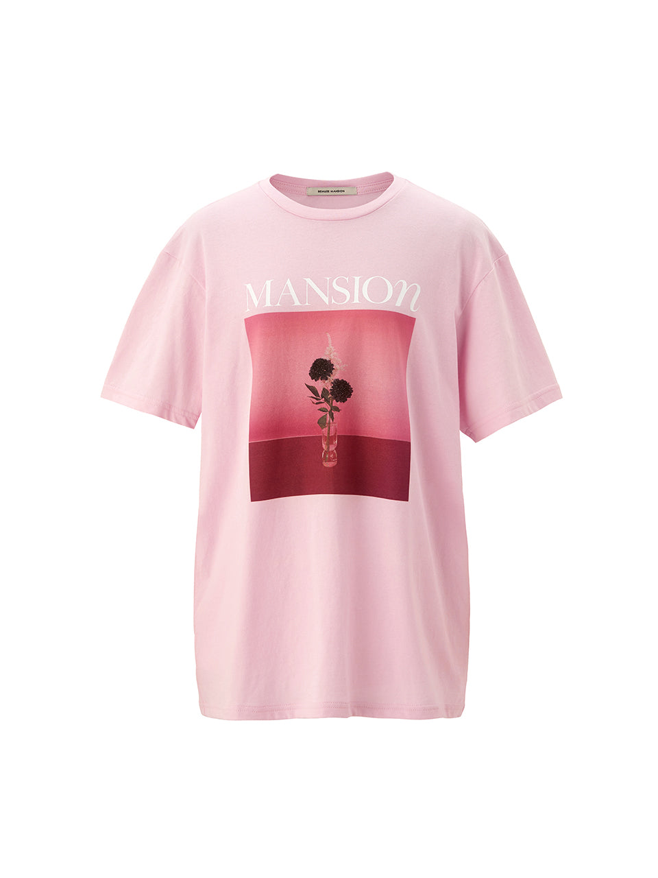 Vase printed tee - Pale pink